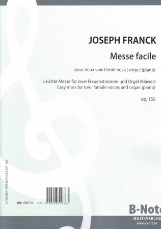 Joseph Franck - Messe facile für 2 Frauenstimmen und Orgel